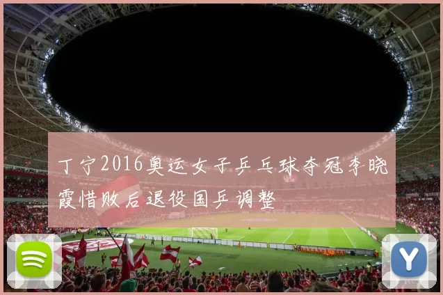 丁宁2016奥运女子乒乓球夺冠李晓霞惜败后退役国乒调整